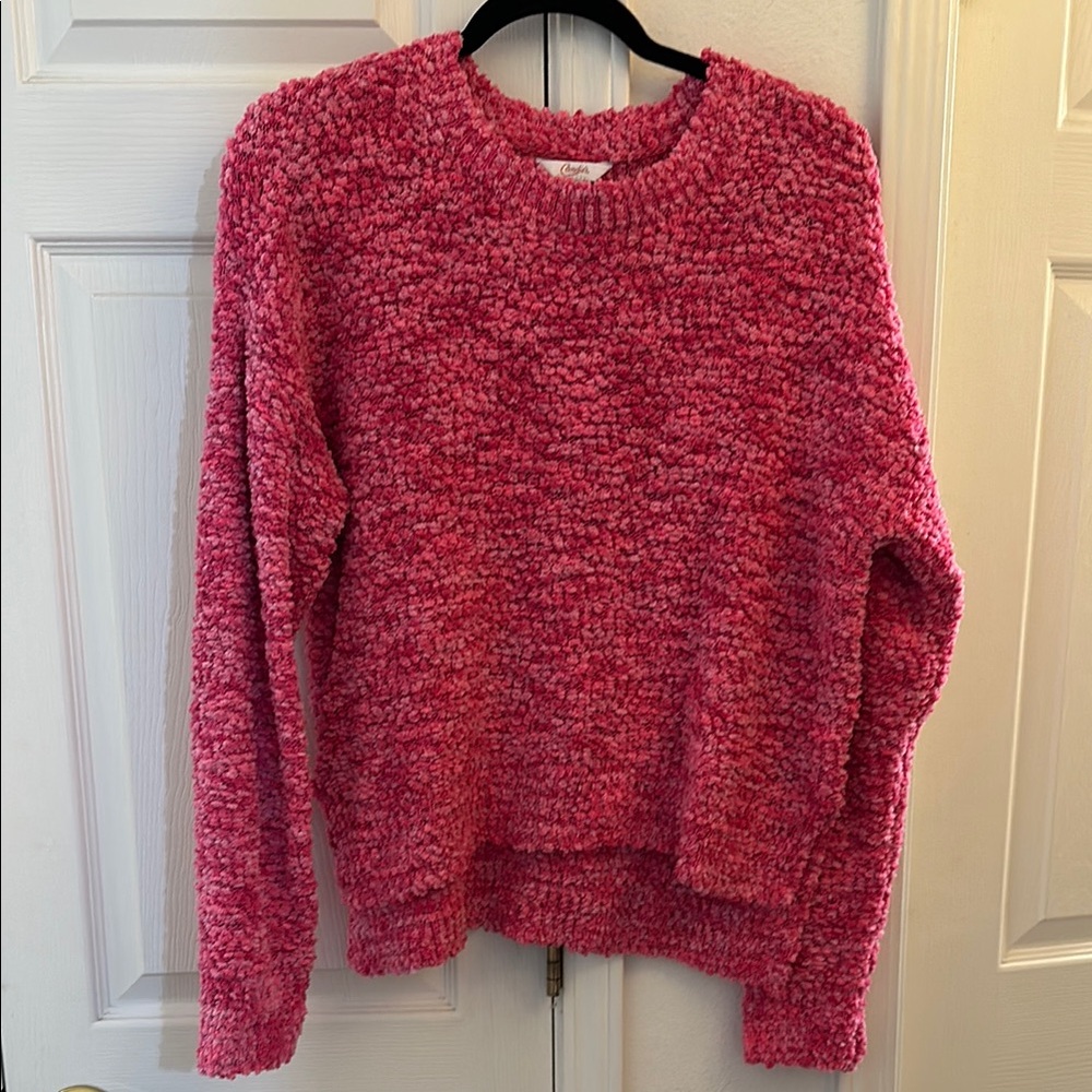 Candies Cozy Pink Sweater Size XL